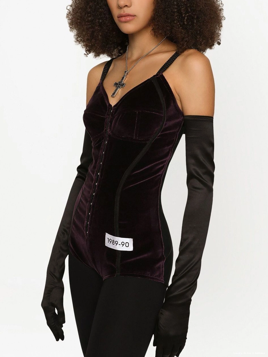 Cheap Dolce KIM bodysuit DOLCE&GABBANA velvet & Women Gabbana 0427